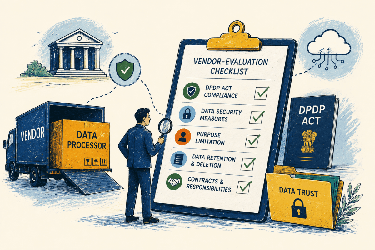 What Is a Data Processor Under the DPDP Act? A Vendor-Evaluation Checklist for BFSI