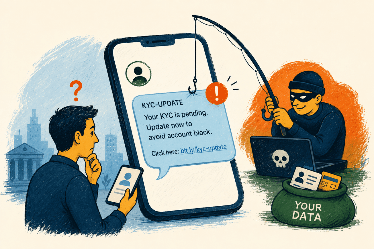 KYC-Update SMS Scams: Why Smishing Attacks Surged 146% in Indian Banking